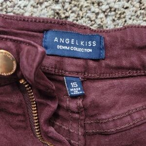 Women's Burgundy Shorts